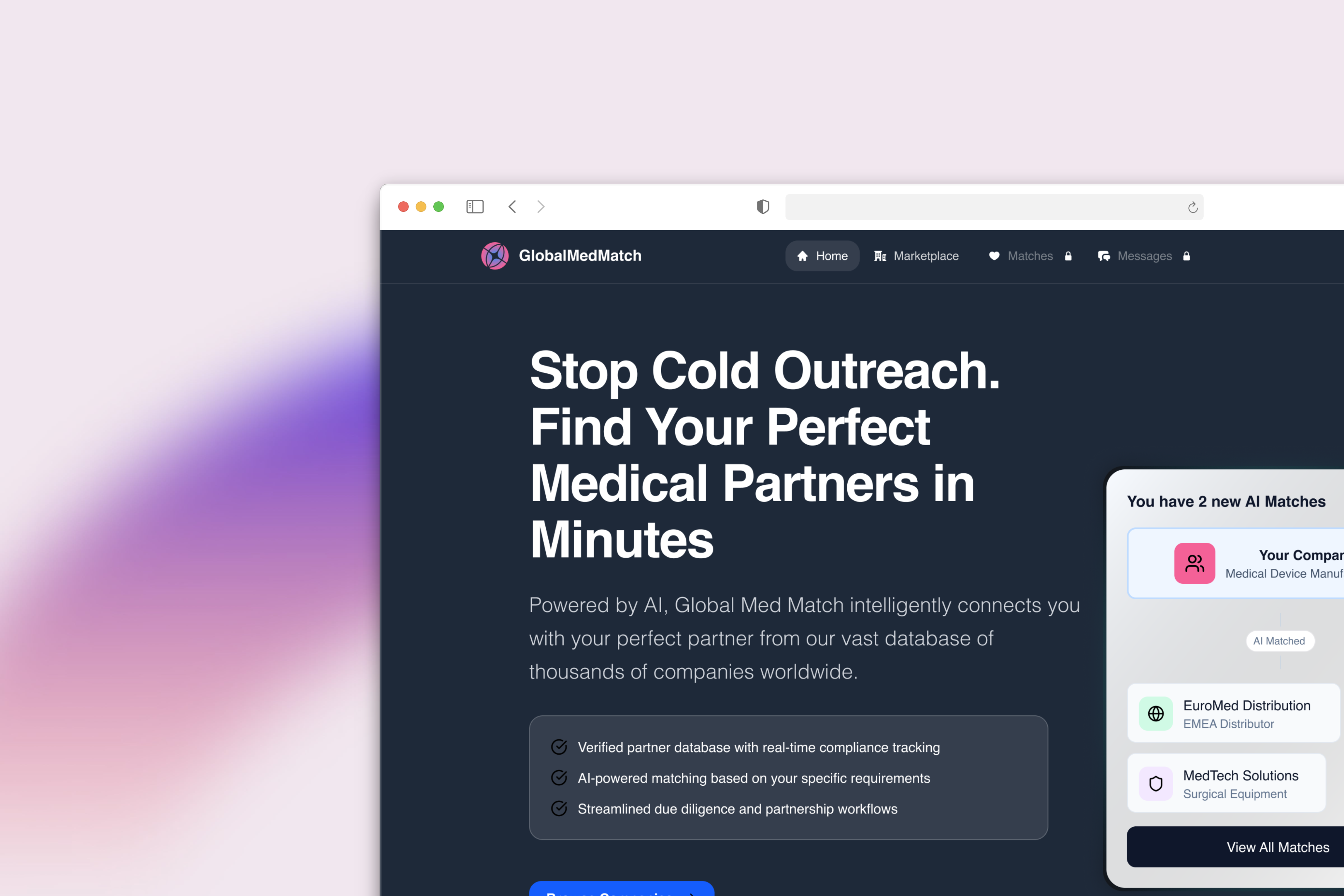 GlobalMedMatch AI Platform