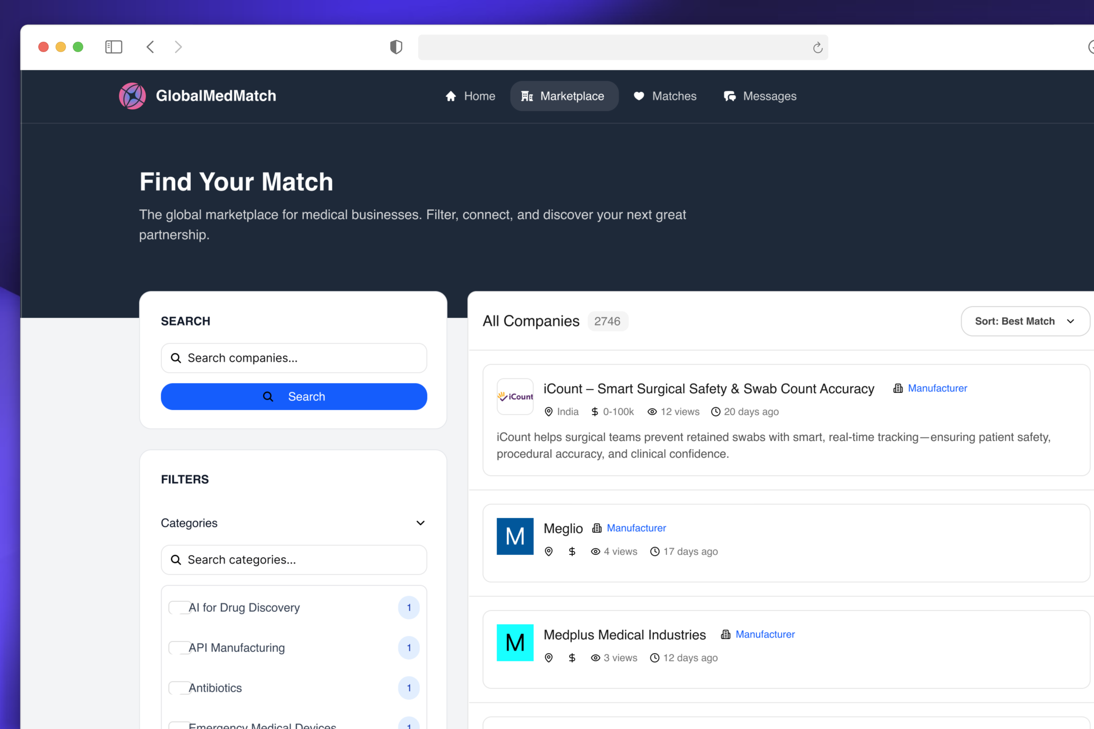 GlobalMedMatch AI Platform - Image 2