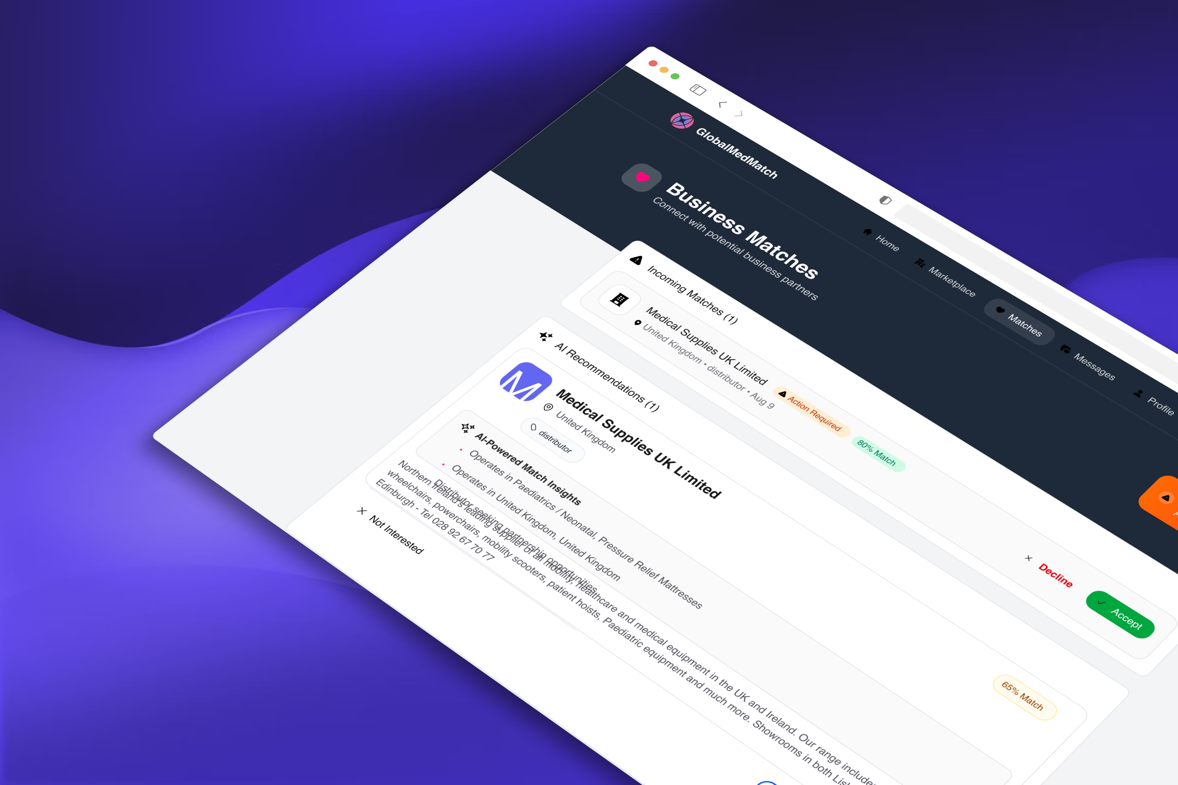 GlobalMedMatch AI Platform - Image 1