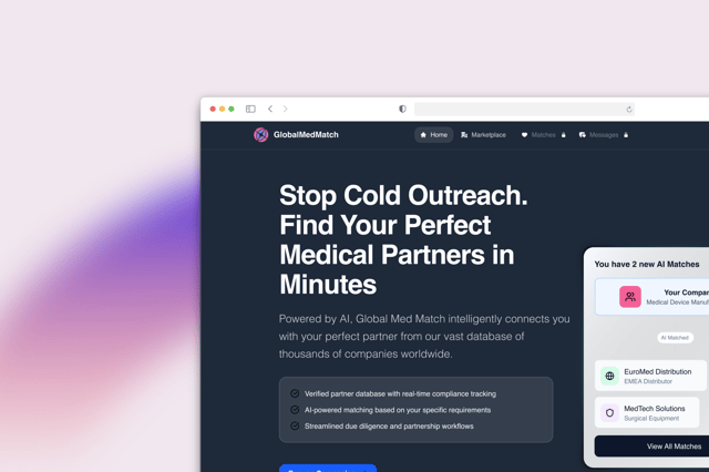 GMM custom application mockup